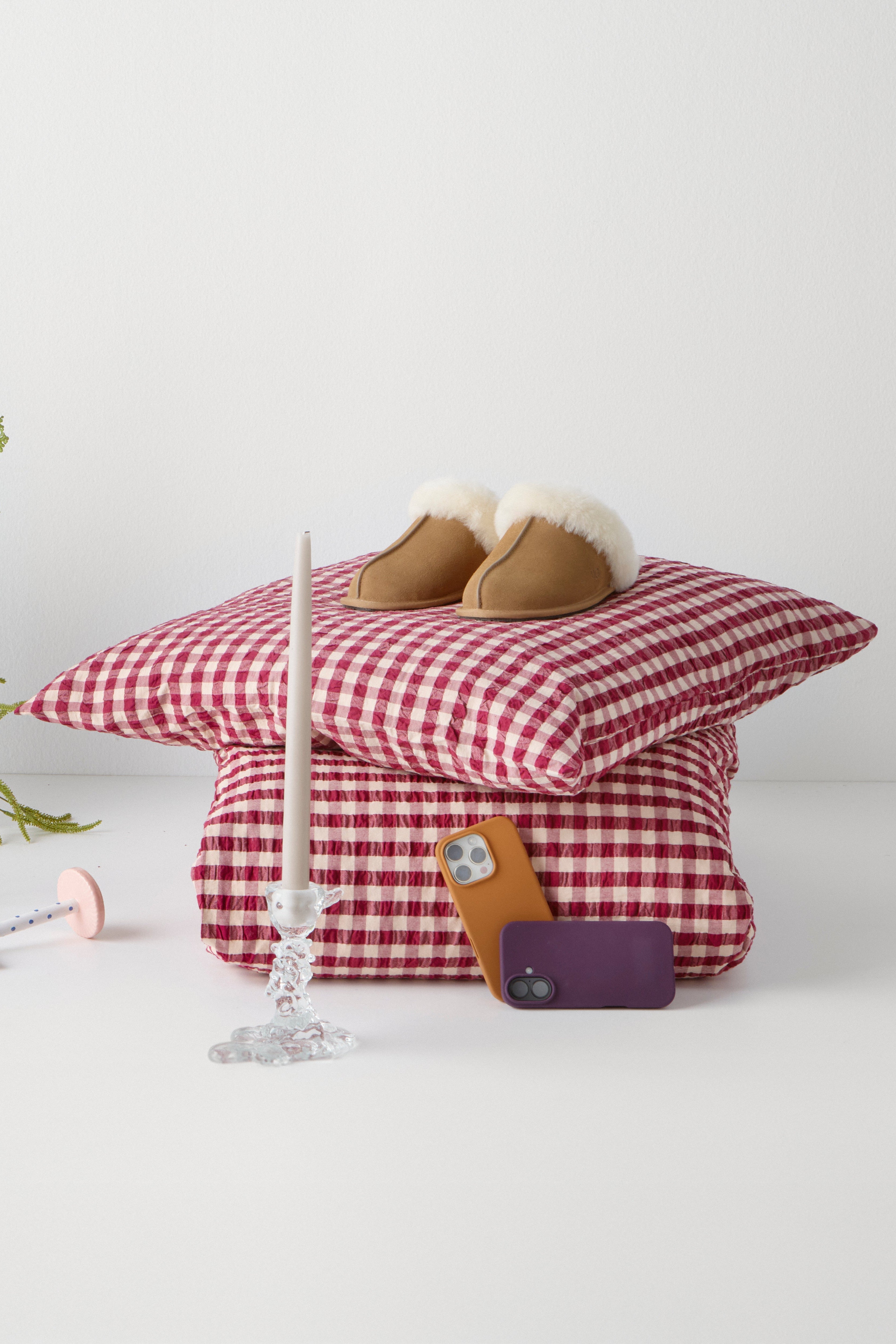 Bæk&Bølge sengetøj - blomme/rosa